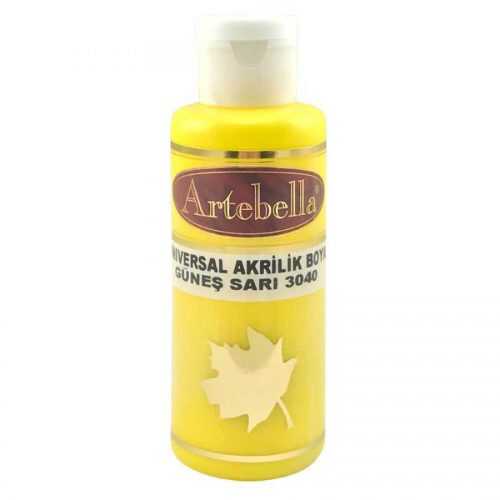 Artebella Universal Akrilik Boya 130Cc Güneş Sarı