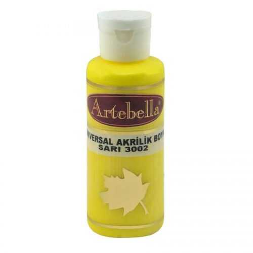 Artebella Universal Akrilik Boya 130Cc Sarı