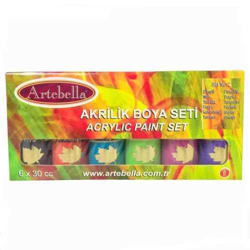 Artebella Unıversal Akrilik Boya 6Lı 02