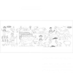 Artebella Yapışkanlı Rulo Kağıt Boyama 33×100 Cm Rkb002 - Artebella