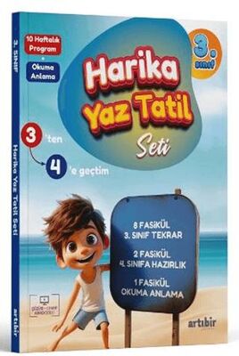 Artı Bir Yayınları 3. Sınıf Harika Yaz Tatili 4. Sınıfa Geçenler İçin - 1