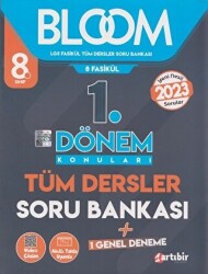 Artı Bir Yayınları 8. Sınıf Tüm Dersler BLOOM 1. Dönem Soru Bankası - Artı Bir Yayınları