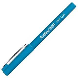 Artline 200N Fine Keçe Uçlu Yazı Kalemi Uç 0.4mm Gök Mavisi