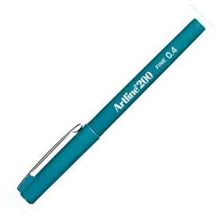 Artline 200N Fine Keçe Uçlu Yazı Kalemi Uç 0.4mm Koyu Yeşil