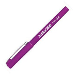 Artline 200N Fine Keçe Uçlu Yazı Kalemi Uç 0.4mm Magenta - Artline