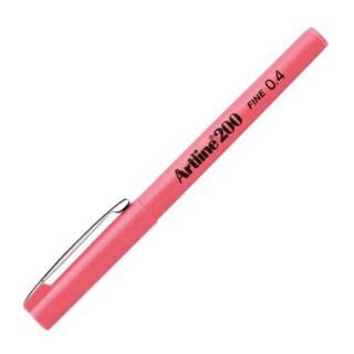 Artline 200N Fine Keçe Uçlu Yazı Kalemi Uç 0.4 Mm Pembe - 1