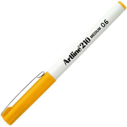 Artline 210N Keçe Uçlu Yazı Kalemi Uç 0.6 Mm Kayısı
