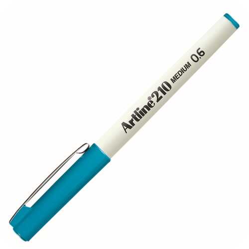 Artline 210N Keçe Uçlu Yazı Kalemi Uç 0.6mm Gök Mavisi