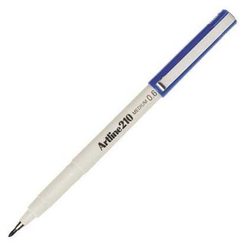 Artline 210N Keçe Uçlu Yazı Kalemi Uç 0.6mm Mavi
