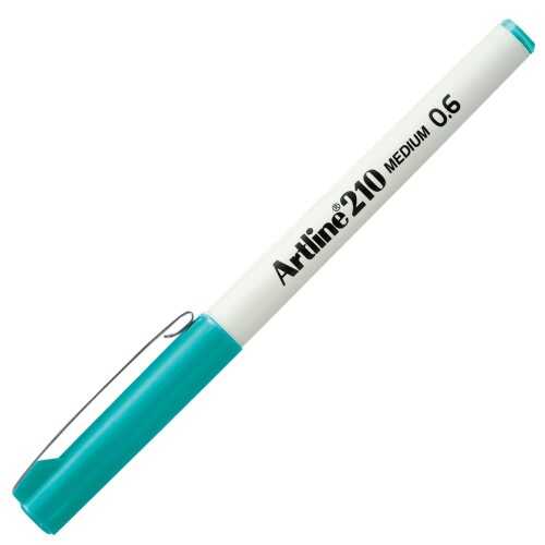 Artline 210N Keçe Uçlu Yazı Kalemi Uç 0.6mm Turkuaz