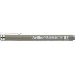Artline 238 Çizim Kalemi 08Mm Grey - Artline