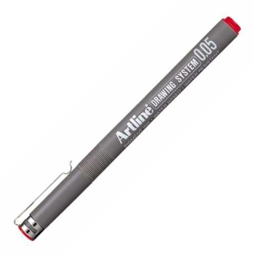 Artline Drawing System 0.05 Çizim Kalemi Uç 0.05Mm Kırmızı