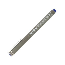Artline Drawing System 0.2 Çizim Kalemi Uç 0.2Mm Mavi - Artline