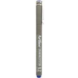 Artline Drawing System 0.2 Çizim Kalemi Uç 0.2Mm Mavi - 2
