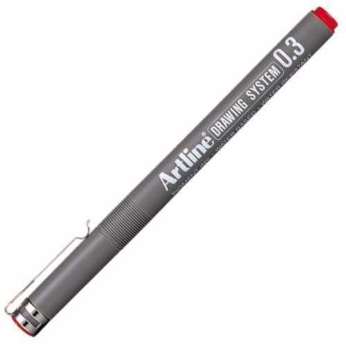 Artline Drawing System 0.3 Çizim Kalemi Uç 0.3Mm Kırmızı