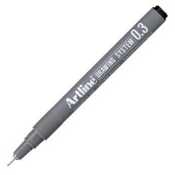 Artline Drawing System 0.3 Çizim Kalemi Uç 0.3Mm Mavi - Artline