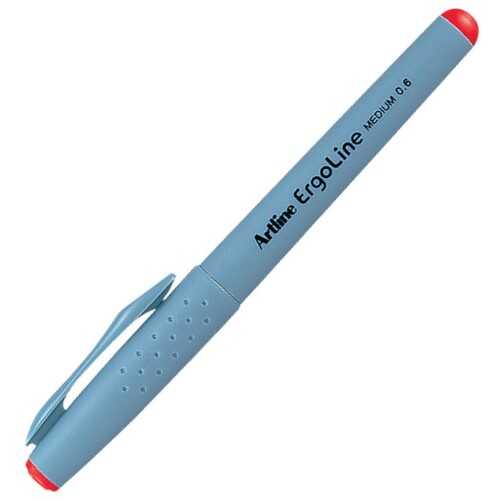 Artline Ergoline 3600 Medium İmza Kalemi Uç 0.6mm Kırmızı