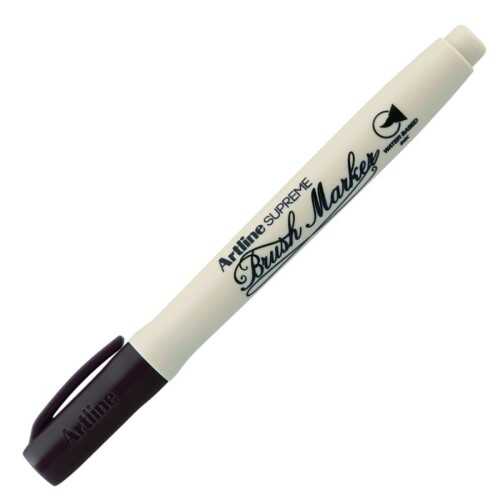 Artline Supreme Brush Marker Esnek Fırça Uçlu Kalem Koyu Kahverengi
