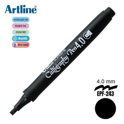Artline Supreme Calligraphy Pen 4.0 Black - 2