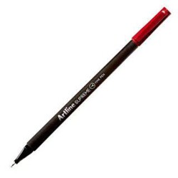 Artline Supreme Fine Keçe Uçlu Kalem Uç 0.4mm Koyu Kırmızı - Artline