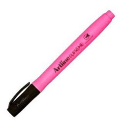 Artline Supreme Fosforlu Kalem Kesik Uç 4.0Mm Pembe - Artline