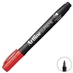 Artline Supreme Permanent Markör Uç 1.0mm Kırmızı - 2