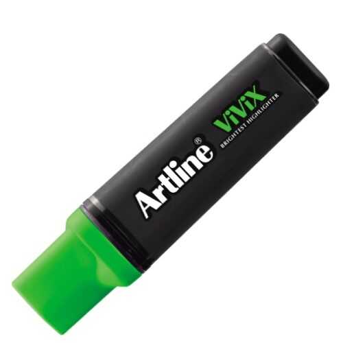 Artline Vivix Parlak Mürekkepli Fosforlu Kalem Kesik Uç 2.0-5.0Mm F.Yeşil