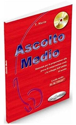 Ascolto Medio + CD İtalyanca Orta Seviye Dinleme - 1