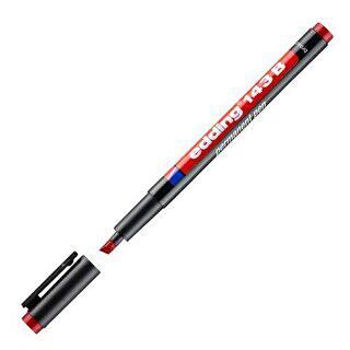 Edding 143 B Çok Amaçlı Asetat Kalemi Permanent Kırmızı - 1