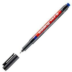 Edding 147 S Çok Amaçlı Asetat Kalemi Silgili Siyah - Edding