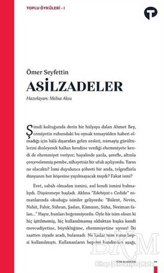 Asilzadeler - Turkuvaz Kitap