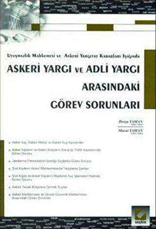 Askeri Yargı ve Adli Yargı Arasındaki Görev Sorunları - 1