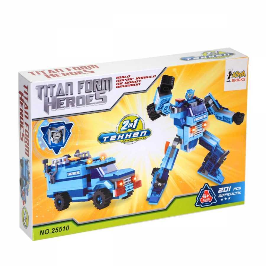 Asya Ant Bricks Transformers 201 Parça 