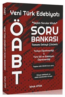 Atak ÖABT Türkçe - Türk Dili Edebiyatı Yeni Türk Edebiyatı Soru Bankası Çözümlü - 1