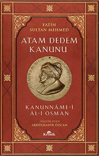 Atam Dedem Kanunu - Kronik Kitap