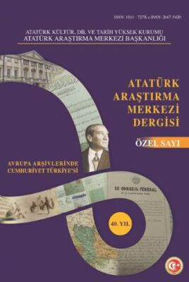 Atatürk Araştırma Merkezi Dergisi 40. Yıl Özel Sayı - 1
