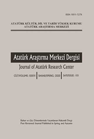 Atatürk Araştırma Merkezi Dergisi Sayı: 101