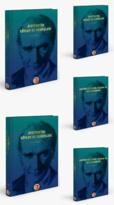 Atatürk`ün Söylev ve Demeçleri ve Atatürk`ün Tamim, Telgraf ve Beyannameleri 5 Kitap - Kutulu Set - 1