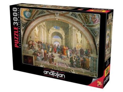 Atina Okulu 3000 Parça Puzzle - 1