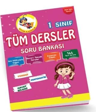 Atom Karınca Yayınları 1. Sınıf Tüm Dersler Soru Bankası - 1 - 1
