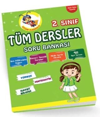 Atom Karınca Yayınları 2. Sınıf Tüm Dersler Soru Bankası - 2 - 1