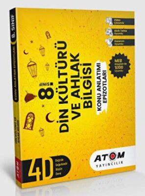 Atom Yayıncılık 8. Sınıf Din Kültürü ve Ahlak Bilgisi Konu Anlatımı Epizotları - 1