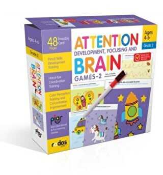 Attention Development, Focusing and Brain Games-2 - Grade-Level 2 - Ages 4-6