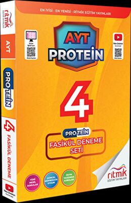 Ritmik Yayınları AYT Protein 4 Fasikül Deneme Seti - 1