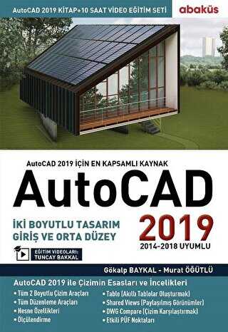 AutoCAD 2019 Video Eğitim Seti - Abaküs Kitap