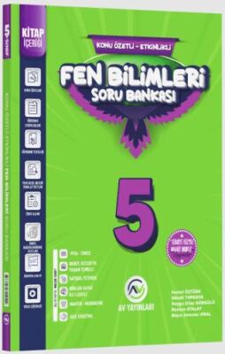 AV Yayınları 5. Sınıf Fen Bilimleri Kazanım Etkinlikli Soru Bankası - 1