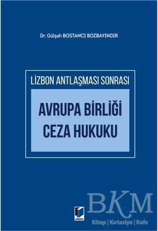 Avrupa Birliği Ceza Hukuku - 1