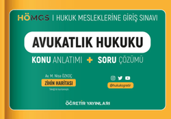 Öğretir Yayınları Avukatlık Hukuku Konu Anlatımı ve Soru Bankası - Öğretir Yayınları