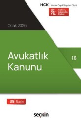 Avukatlık Kanunu Cep Kitabı - Seçkin Yayıncılık