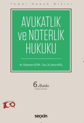 Avukatlık ve Noterlik Hukuku THD - 1